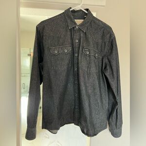 Howler Bros Men’s Raw Denim Snap Shirt